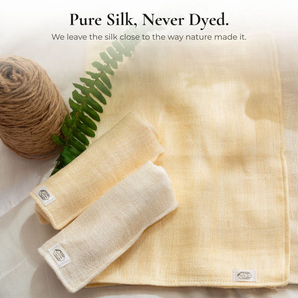 Silk Face Cloth 4-Pack