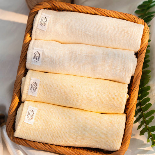 Silk Face Cloth 4-Pack